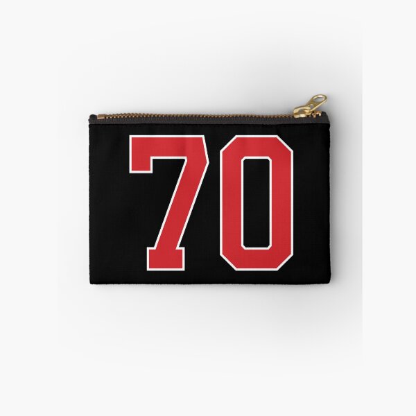 Item preview, Sports Number 70, red black color lucky sport seventy designed and sold by ArtIsParty.