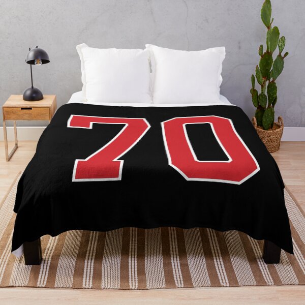 Item preview, Sports Number 70, red black color lucky sport seventy designed and sold by ArtIsParty.