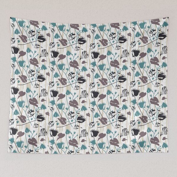 Item preview, Weeds on the field - blue designed and sold by gabriela8.
