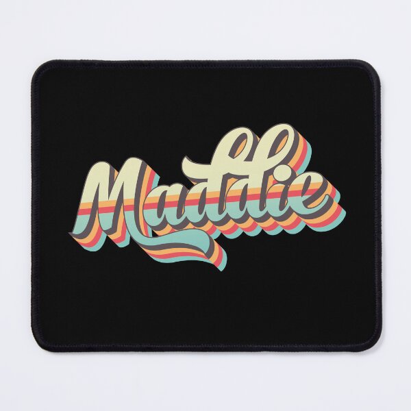 Item preview, Maddie name - cool 70s retro font surf style design designed and sold by NameTheory.
