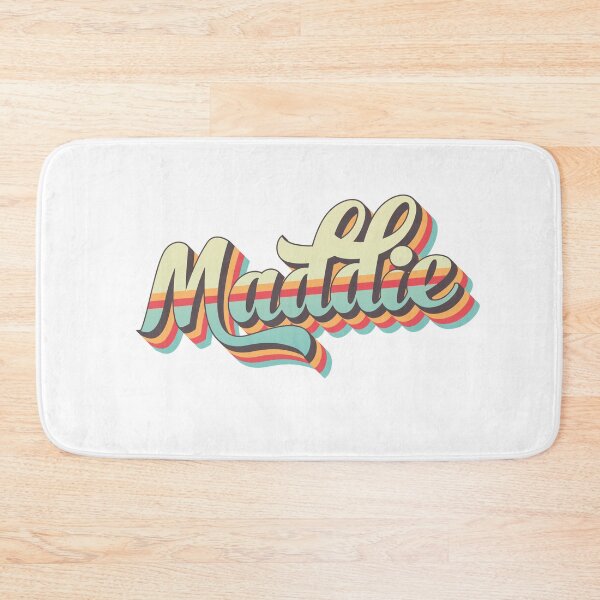 Item preview, Maddie name - cool 70s retro font surf style design designed and sold by NameTheory.