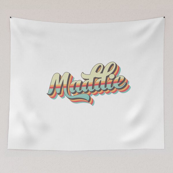 Item preview, Maddie name - cool 70s retro font surf style design designed and sold by NameTheory.