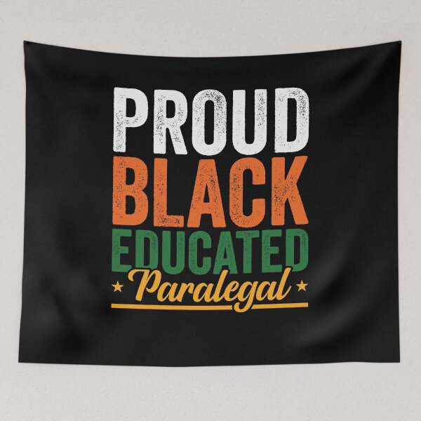 Item preview, Proud Black Educated Paralegal Shirt, Lawyer Shirt, Black Pride Shirt, Law School Tee, Black Lives Matter, Black Paralegal Gift, Law Student designed and sold by aymob.