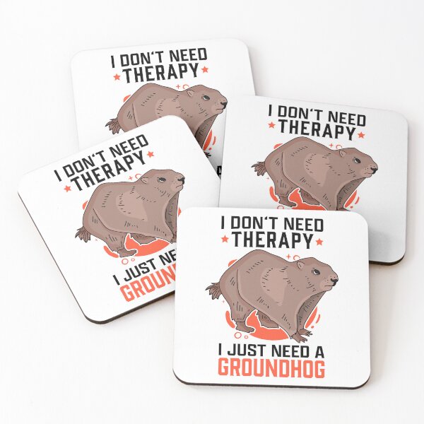 Item preview, groundhog no therapy ground squirrel munggen designed and sold by madgrfx.