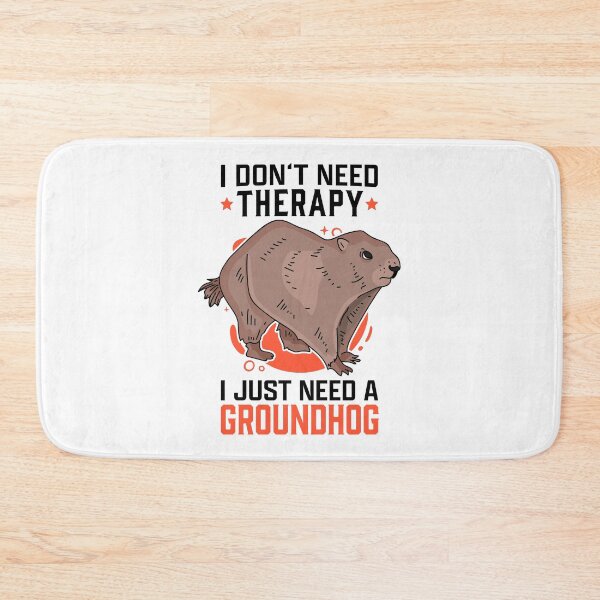 Item preview, groundhog no therapy ground squirrel munggen designed and sold by madgrfx.