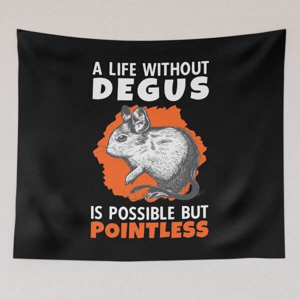 Item preview, life without degu rodent common degu designed and sold by madgrfx.