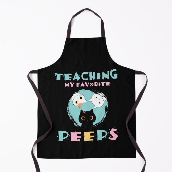Item preview, Cute Teaching my favorite peeps funny cats designed and sold by wewmeprints.
