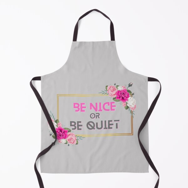 Item preview,  Be Nice or Be Quiet with Rose Bouquet designed and sold by rhombusOnion.