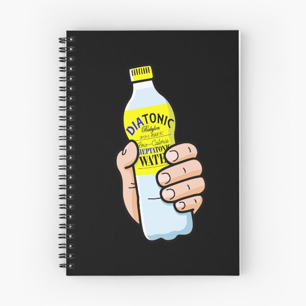 Item preview, DIATONIC - FUNNY MUSIC TONIC WATER BOTTLE JOKE - HUMOR designed and sold by KoolDsignsMUSIC.