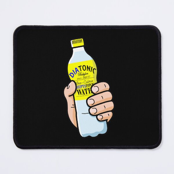 Item preview, DIATONIC - FUNNY MUSIC TONIC WATER BOTTLE JOKE - HUMOR designed and sold by KoolDsignsMUSIC.