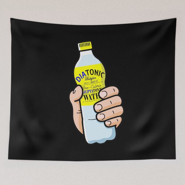 Item preview, DIATONIC - FUNNY MUSIC TONIC WATER BOTTLE JOKE - HUMOR designed and sold by KoolDsignsMUSIC.
