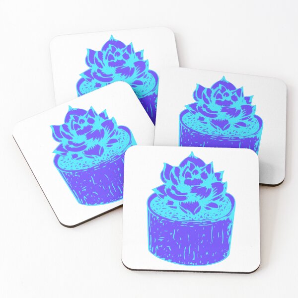 Item preview, Blue cactus designed and sold by DoodlesnPoodles.