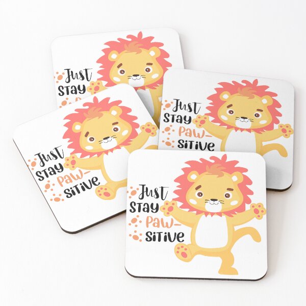 Item preview, Just Stay Pawsitive lovely Lion designed and sold by HanyAlashkar.