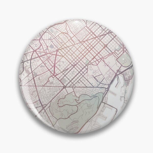 Item preview, Barcelona Map, Barcelona City, City Map designed and sold by TheRedFinch.