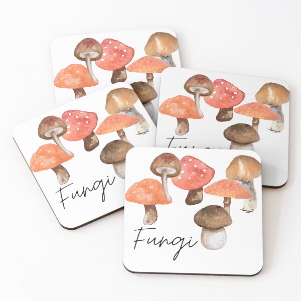 Item preview, Fungi Mushrooms watercolor  designed and sold by shanesil.