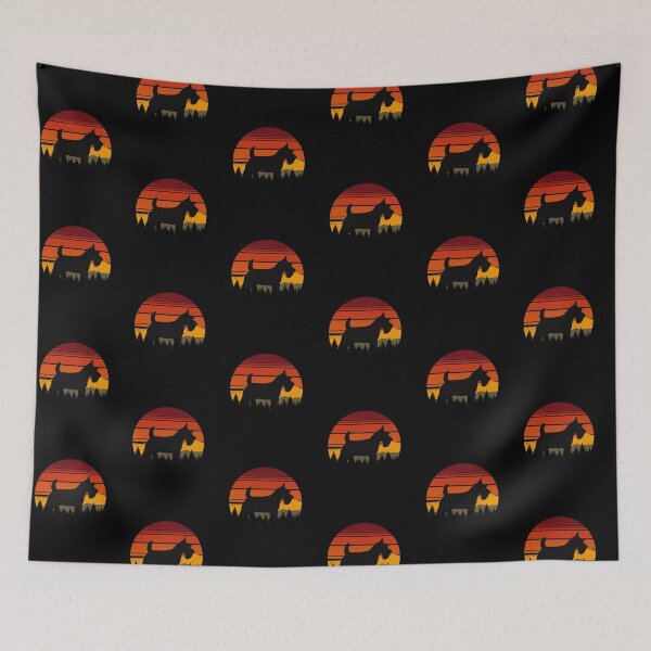 Item preview, Country Dusk Sky Scottish Terrier Dog Gift  designed and sold by Guarddogdrive.
