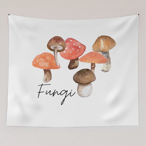 Item preview, Fungi Mushrooms watercolor  designed and sold by shanesil.