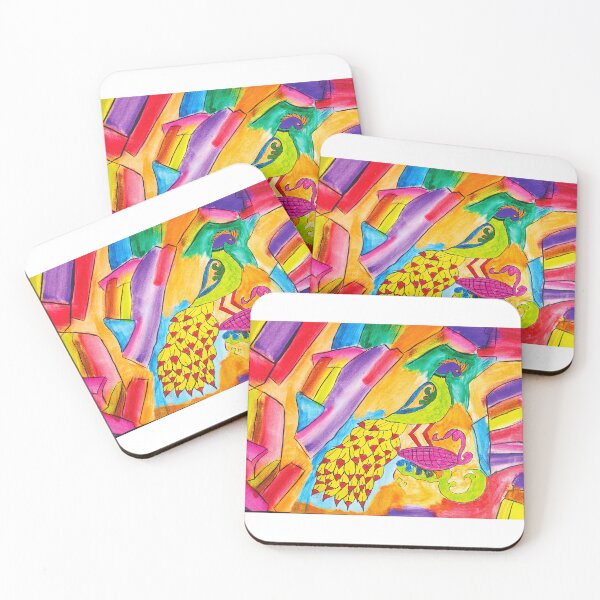 Item preview, Colorful peacock  designed and sold by Fpaintingart.