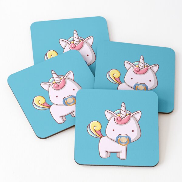 Item preview, Super Cute, Pink Baby Unicorn Piglet / Magical Unicorn  designed and sold by haRexia.