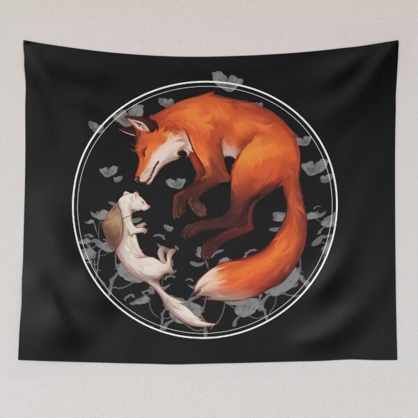 Item preview, Hualian - Fox and Ferret designed and sold by rapho.