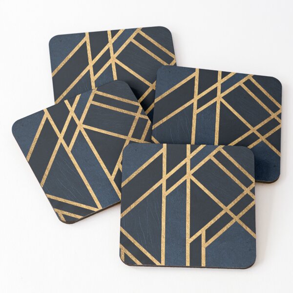 Item preview, Art Deco Midnight Blue designed and sold by AmbienceArt.