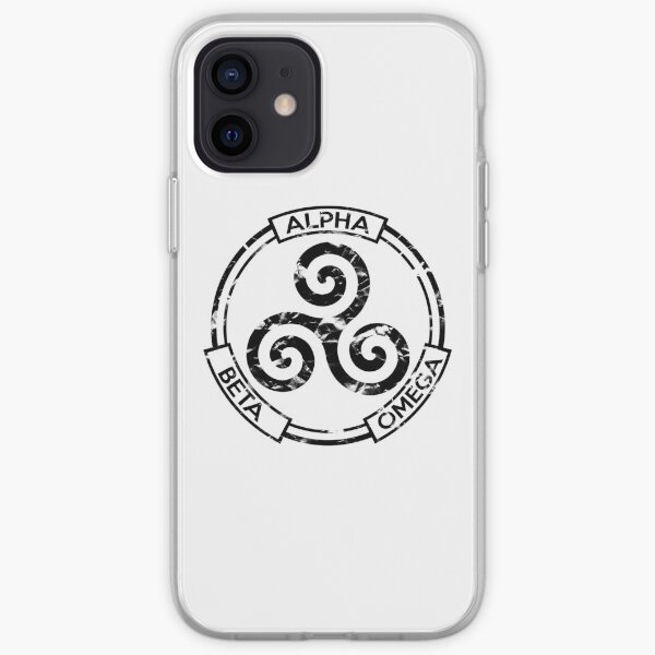 Alpha Beta Omega (Noir) - Teen Wolf Coque souple iPhone