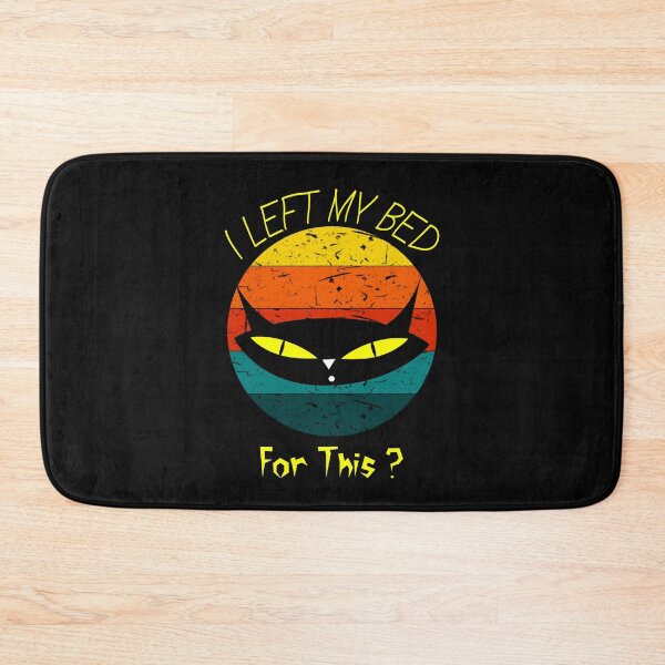 Item preview, Funny-Vintage-Black-Cat-I-Left-My-Bed-For-This designed and sold by DonmedPro1.