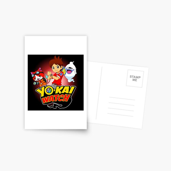 Yo-Kai Watch Stickers Yokai Watch Postcard by Amanomoon