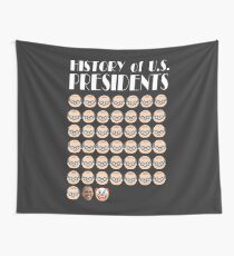 Histoire des présidents américains Tenture murale