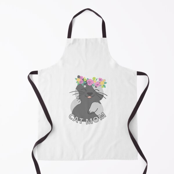 Item preview, Cat wearing a flower crown - Cat Mom Text designed and sold by FallenFeline.