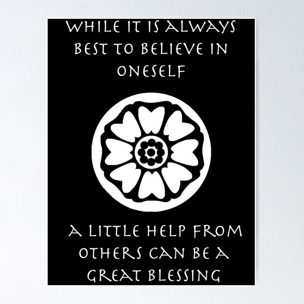 Item preview, A Little Help From Others Can Be A Great Blessing - Iroh Quote designed and sold by Grinalass.