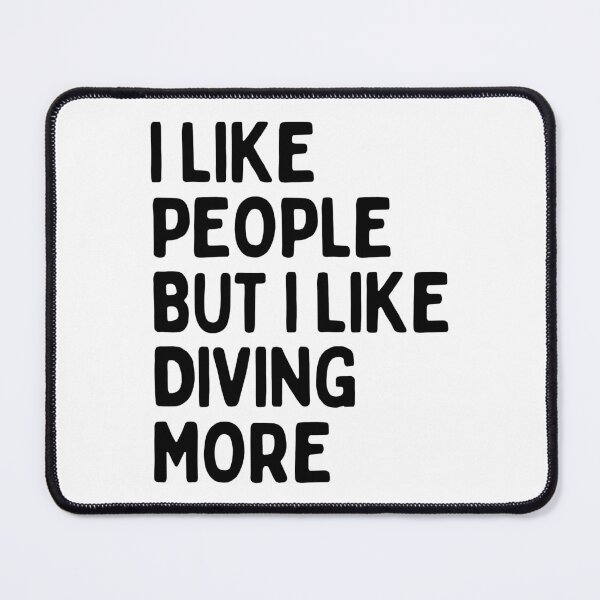 Item preview, I like people BUT I like diving more designed and sold by TheGreenGoat.