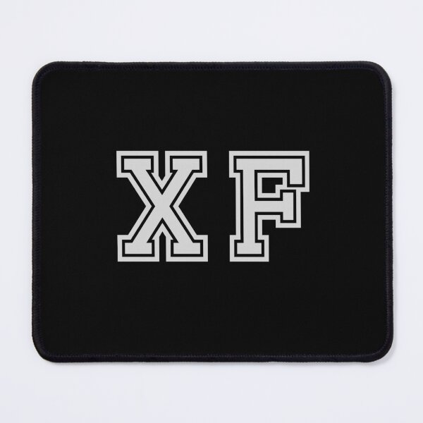 Item preview, X.F. Varsity Initials | Varsity Letters | Black And White | Personalised Gift designed and sold by Avo And Sriracha.