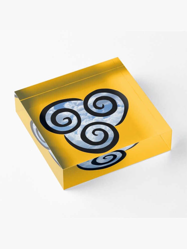 Alternate view of Airbending - Avatar the Last Airbender Acrylic Block