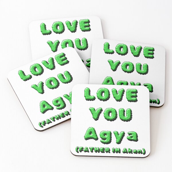 Item preview,  LOVE YOU AGYA, FATHER IN AKAN 2 designed and sold by ILA-DODO.
