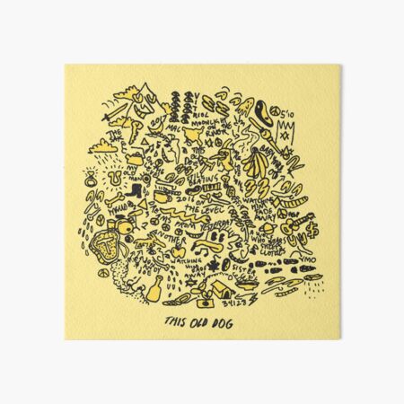 Mac DeMarco 'This Old Dog' Album Art Board Print