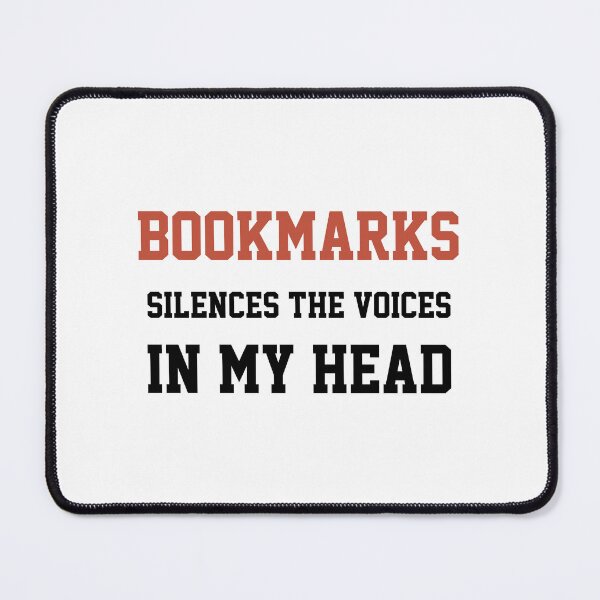 Item preview, Bookmarks Silences The Voices In My Head designed and sold by Yay Design.