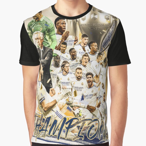 REAL MADRID CAMPEONES 35 2022 T-shirt graphique
