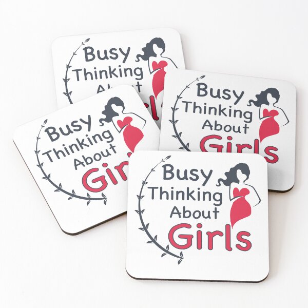 Item preview, Busy Thinking About Girls  designed and sold by aksanchen.
