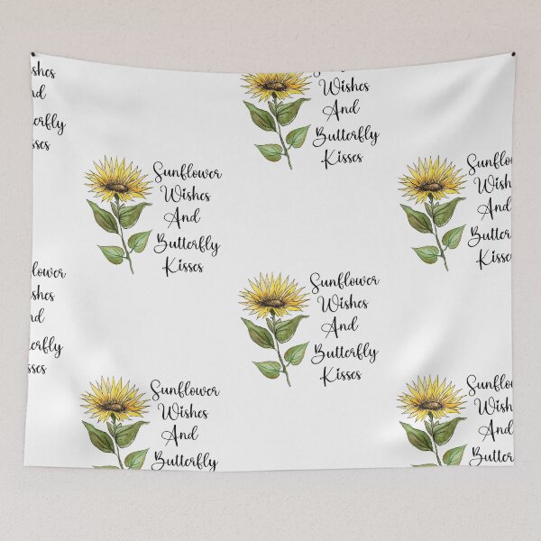 Item preview, Sunflower Wishes And Butterfly Kisses, Sunflower Butterfly Dreams designed and sold by SportyDogShop.