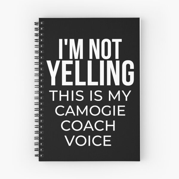 Artikelvorschau, Ich schreie nicht, das ist meine Camogie-Coach-Stimme entworfen und verkauft von TheGreenGoat.