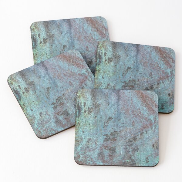 Item preview, Textura grunge de óxido azul verdoso n.º 3 designed and sold by BadgerCastle.