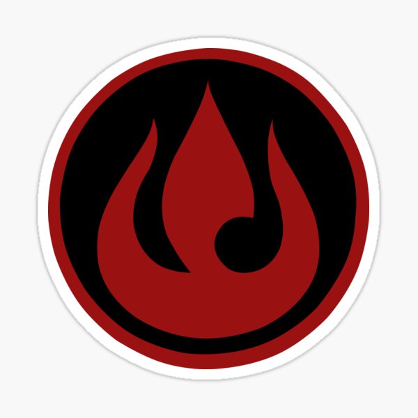 Firebender Stickers Redbubble - fire nation decal roblox