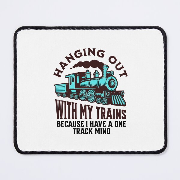 Item preview, Hanging Out With My Trains, Train Conductor designed and sold by SportyDogShop.