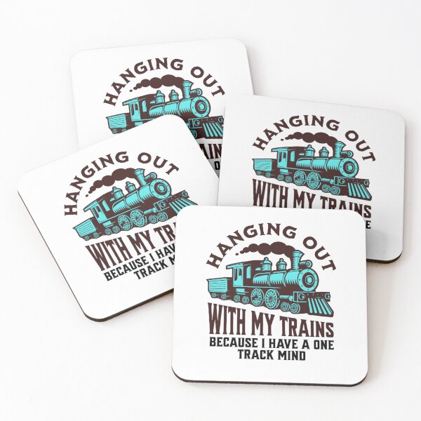 Item preview, Hanging Out With My Trains, Train Conductor designed and sold by SportyDogShop.