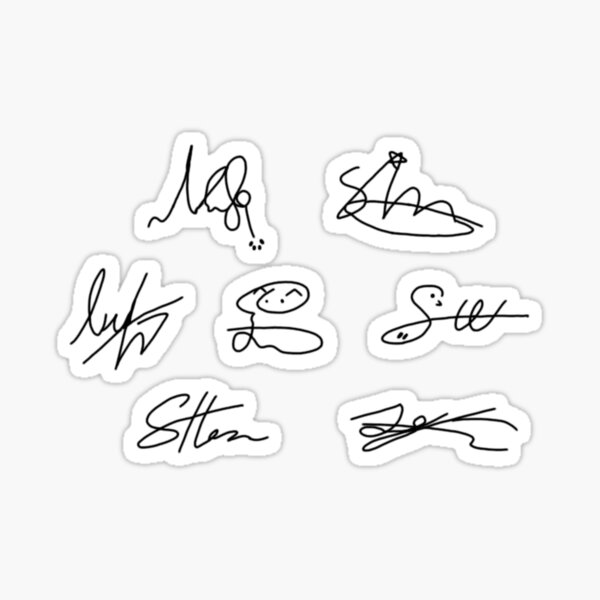 [FR-] Enhypen Signatures Sticker