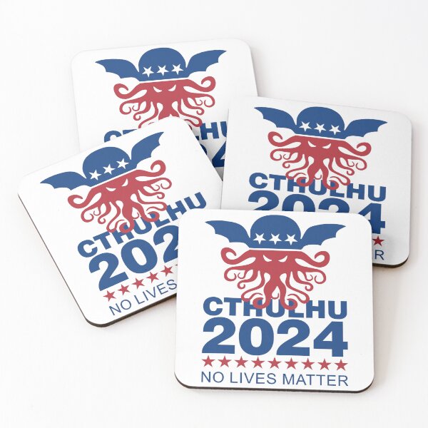 Artikelvorschau, Cthulhu Occult Vote for Cthulhu 2024 Elections Occult No lives Matter Pagan Octopus Monster entworfen und verkauft von Reign Of Darkness.
