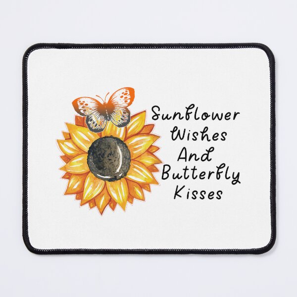 Item preview, Sunflower Wishes And Butterfly Kisses, Sunflower Butterfly Dreams designed and sold by SportyDogShop.