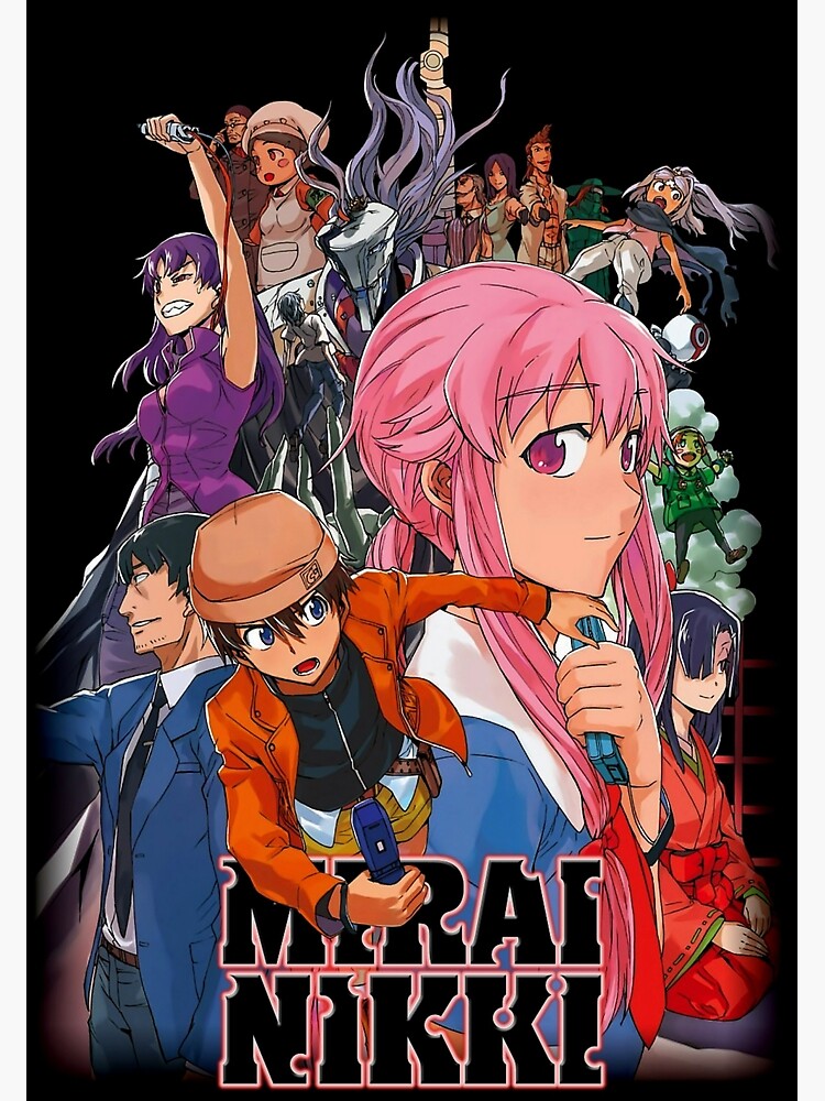 Mirai Nikki - logo Canvas Print for Sale by BaryonyxStore