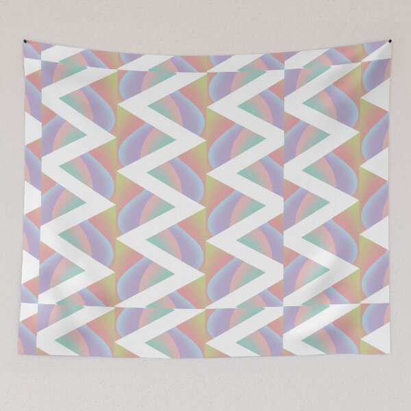 Item preview, Irregular Patch Geometric Gradient Triangles  designed and sold by Yallwofunart.